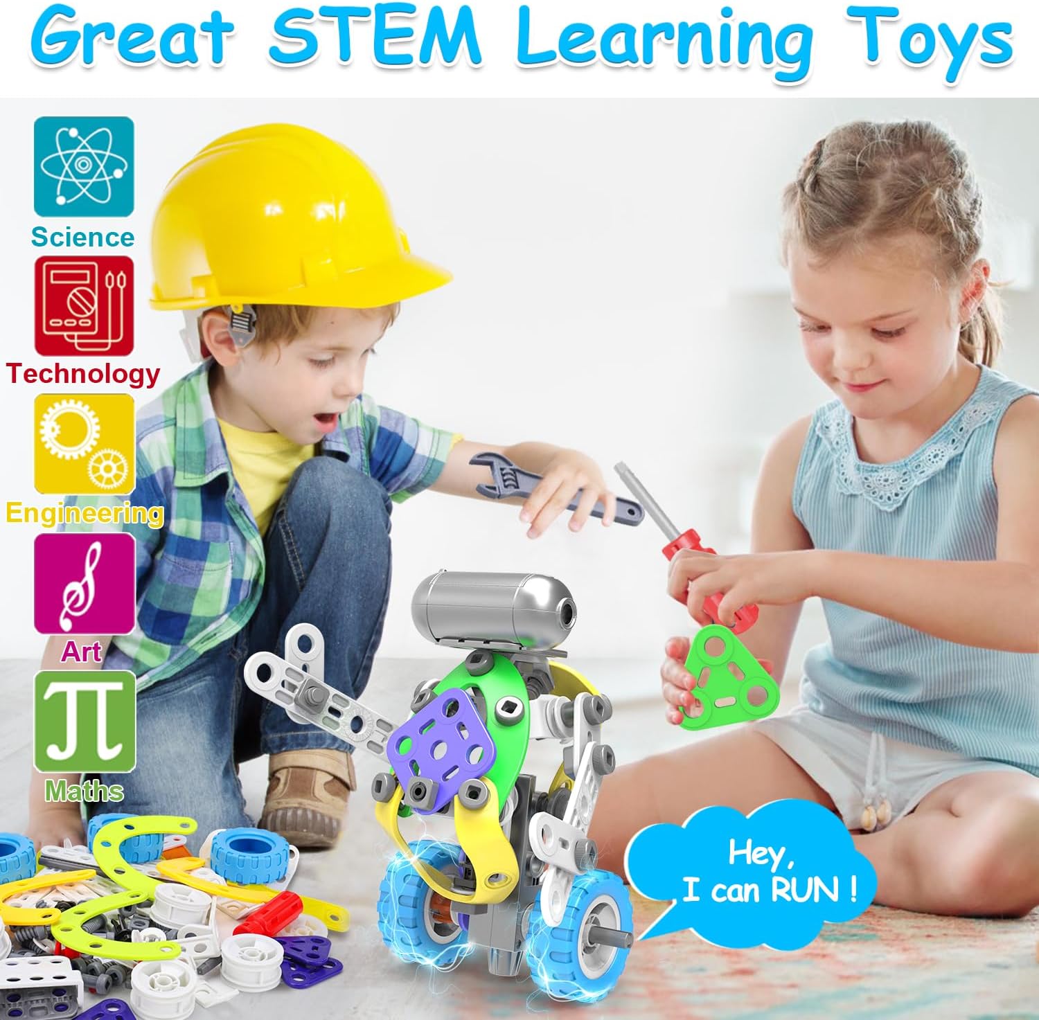 10 in 1 Electric STEM Toys for 5 6 7 8 9+ Year Old Boy Girl Birthday Gifts Educational Building Toys for Kids Ages 4-8 5-7 8-12 Stem Activities Construction Toy for Boys 6-8 8-10 Holiday Idea Gift - Image 4