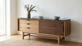 Granite Sideboard in Oak and Walnut
